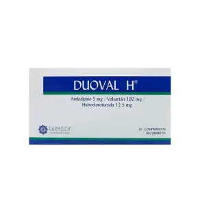 DUOVAL H 5MG/160MG/12.5MG *30 TAB