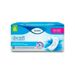 TENA MUJER MEDIUM * 10 TOALLAS