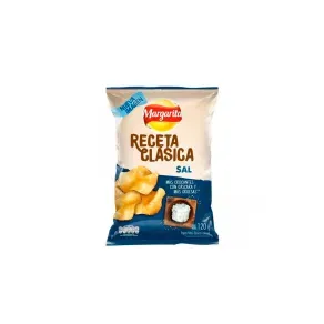PAPAS MARGARITA RECETA CLASICA SAL * 38 GR