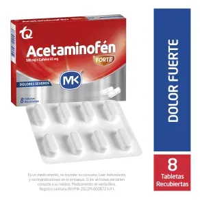 ACETAMINOFEN FORTE * 8 TAB