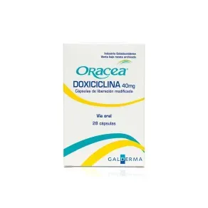 ORACEA 40 MG  * 28 CAP