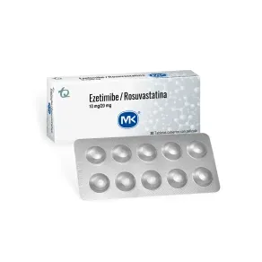 EZETIMIBE + ROSUVASTATINA 10 MG/20 MG * 30 TAB