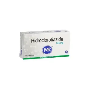 HIDROCLOROTIAZIDA 12.5 MG * 30 TAB