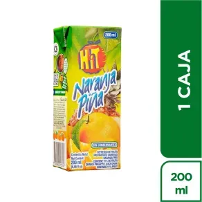 HIT NARANJA CJA * 200 ML