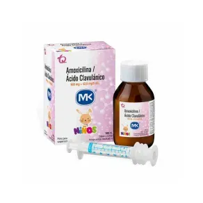 AMOXICILINA 600 MG + ACIDO CLAVULANICO 42.9 MG * 100 ML