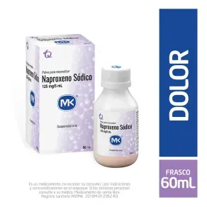 NAPROXENO 125 MG SUSP * 60 ML