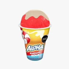 VASO ALOHA RASPADO KOLA * 160 GR