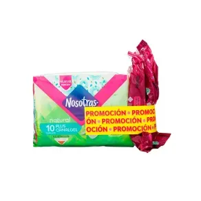 NOSOTRAS NATURAL PLUS CANAL GEL X 10 + OBSEQUIO