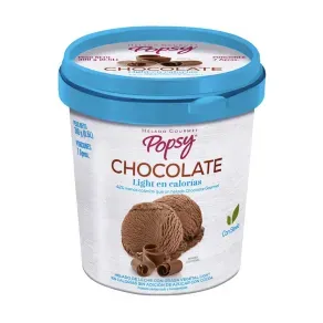 HELADO GOURMET POPSY CHOCOLATE LIGHT * 300 GR