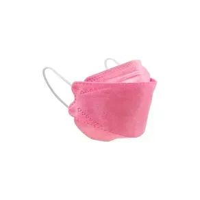 TAPABOCAS PLEGABLES ROSADOS KN95 *20 UNID