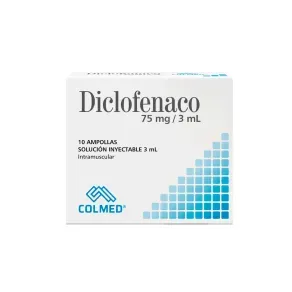 DICLOFENACO 75 MG / 3 ML * 10 AMP