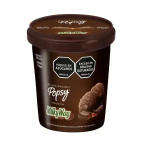 HELADO GOURMET POPSY TROZOS DE MILKY WAY *600 GR