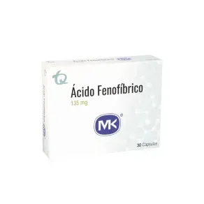 ACIDO FENOFIBRICO 135 MG * 30 CAP