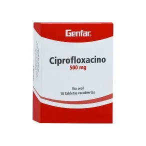 CIPROFLOXACINO 500 MG * 10 TAB