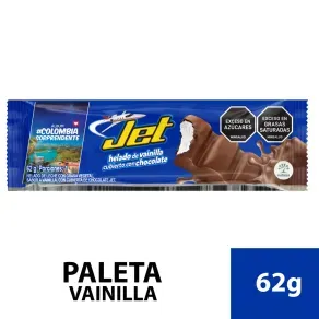 HELADO JET VAINILLA CON CHOCOLATE * 62 GR