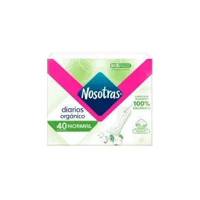 NOSOTRAS DIARIOS NORMAL ORGANICO *40 UND