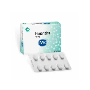 FLUNARIZINA 10 MG * 30 TAB X