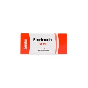 ETORICOXIB 120 MG * 7 TABX