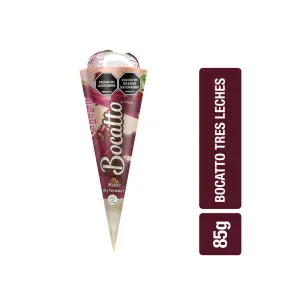 CONO BOCATTO TRES LECHES * 85 GR