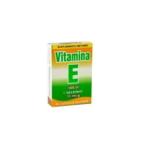 VITAMINA E 1000 UI + SELENIO * 30 CAP