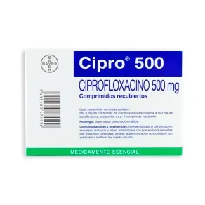 CIPRO 500 MG * 8 TAB