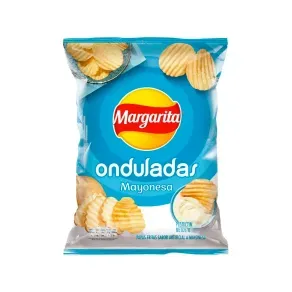 PAPAS MARGARITA ONDULADA MAYONESA *40 GR