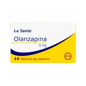 OLANZAPINA 5 MG * 14 TAB