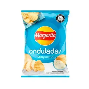 PAPAS MARGARITA ONDULADAS MAYONESA * 35 GR