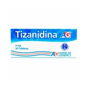 TIZANIDINA 4 MG * 20 TAB