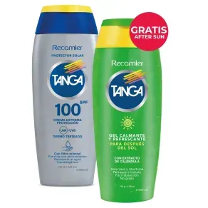 TANGA PROTECTOR SOLAR CREMA SPF 100 * 130 ML + GEL ALOE * 130 ML