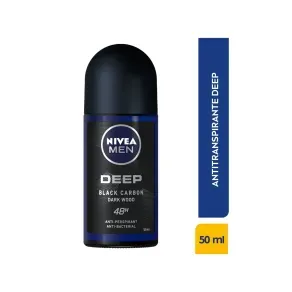 NIVEA MEN DEEP BLACK CARBON ROLLON * 50 ML