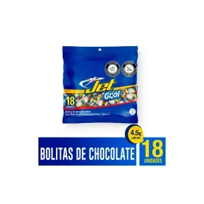 CHOCOLATINA JET BALONES GOOL * 18 UND