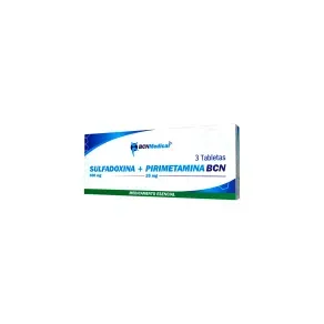 SULFADOXINA 500 MG + PIRIMETAMINA 25 MG * 3 TAB