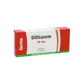 DILTIAZEM 60 MG * 20 TAB
