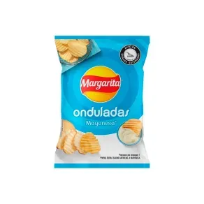 PAPAS MARGARITA ONDULADAS MAYONESA * 40GR 14% MAS PRODUCTO