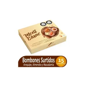 CHOCOLATE MONTBLANC SURTIDO ESTUCHE * 15 UND