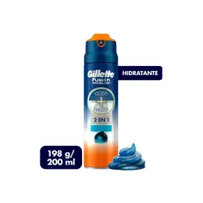GILLETTE GEL FUSION AFEITAR HIDRATANTE *200 ML 198 GR