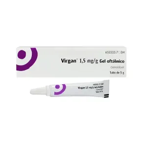 VIRGAN 1.5 MG GEL OFTALMICO * 5 GR