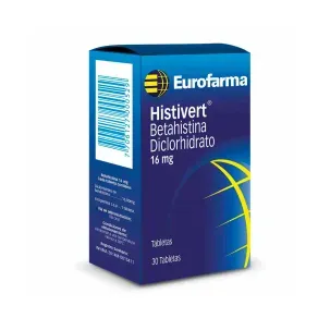 HISTIVER 16 MG * 30 TAB