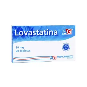 LOVASTATINA 20 MG * 20 TAB