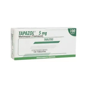 TAPAZOL 5 MG * 100 TABX