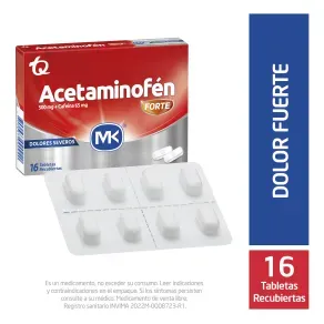 ACETAMINOFEN FORTE * 16 TAB