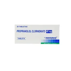 PROPRANOLOL 40 MG * 20 TAB L-CONSUM