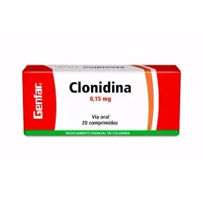 CLONIDINA 0.15 MG * 20 TAB