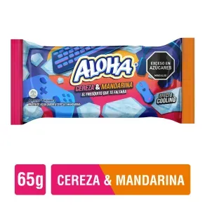 PALETA ALOHA NIVELES CEREZA & MANDARINA * 65 GR