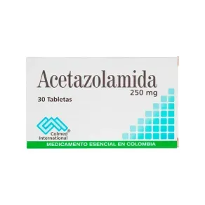ACETAZOLAMIDA 250 MG * 30 TAB