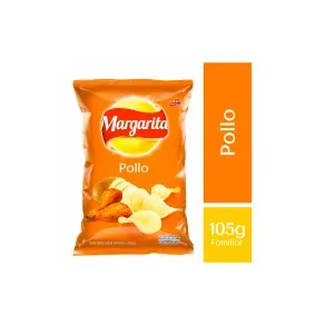 PAPAS MARGARITA DE POLLO * 105 GR