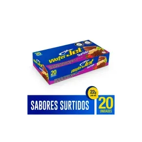 WAFER JET SURTIDA * 20 UND