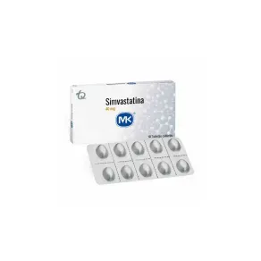 SIMVASTATINA 40 MG * 10 TAB