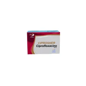 CIPROSHER 500MG X 7 TAB
